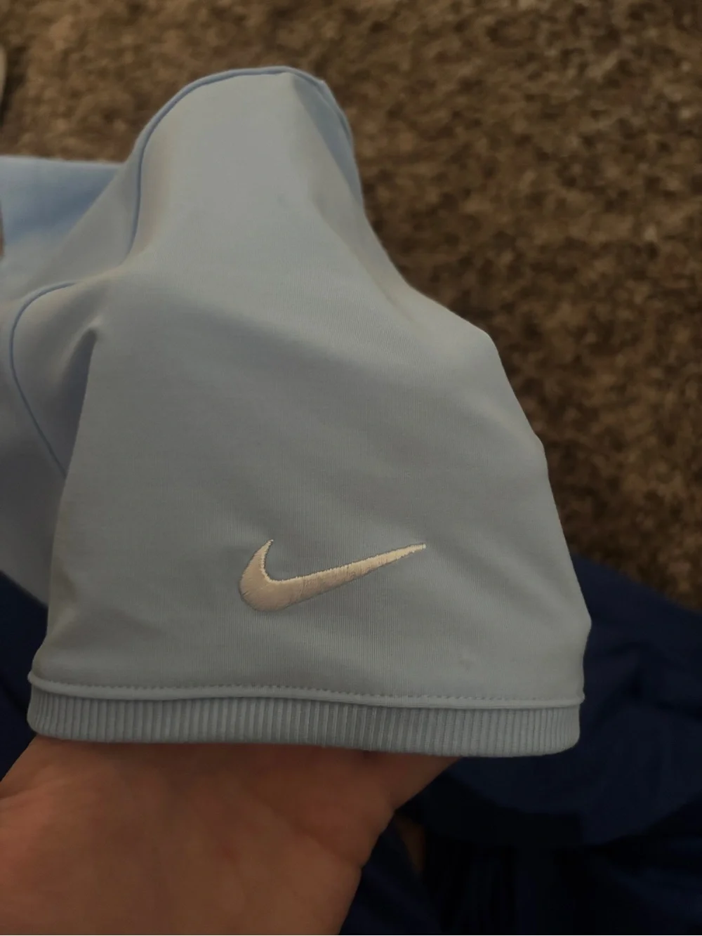 Nike Light Blue Polo Golf Shirt